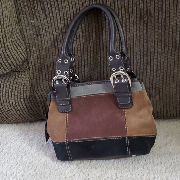 *Sale* Tignanello suede handbag - Picture 1 of 13